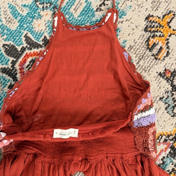 NWT Lucky Brand Crochet Halter Top - Picture 5 of 7